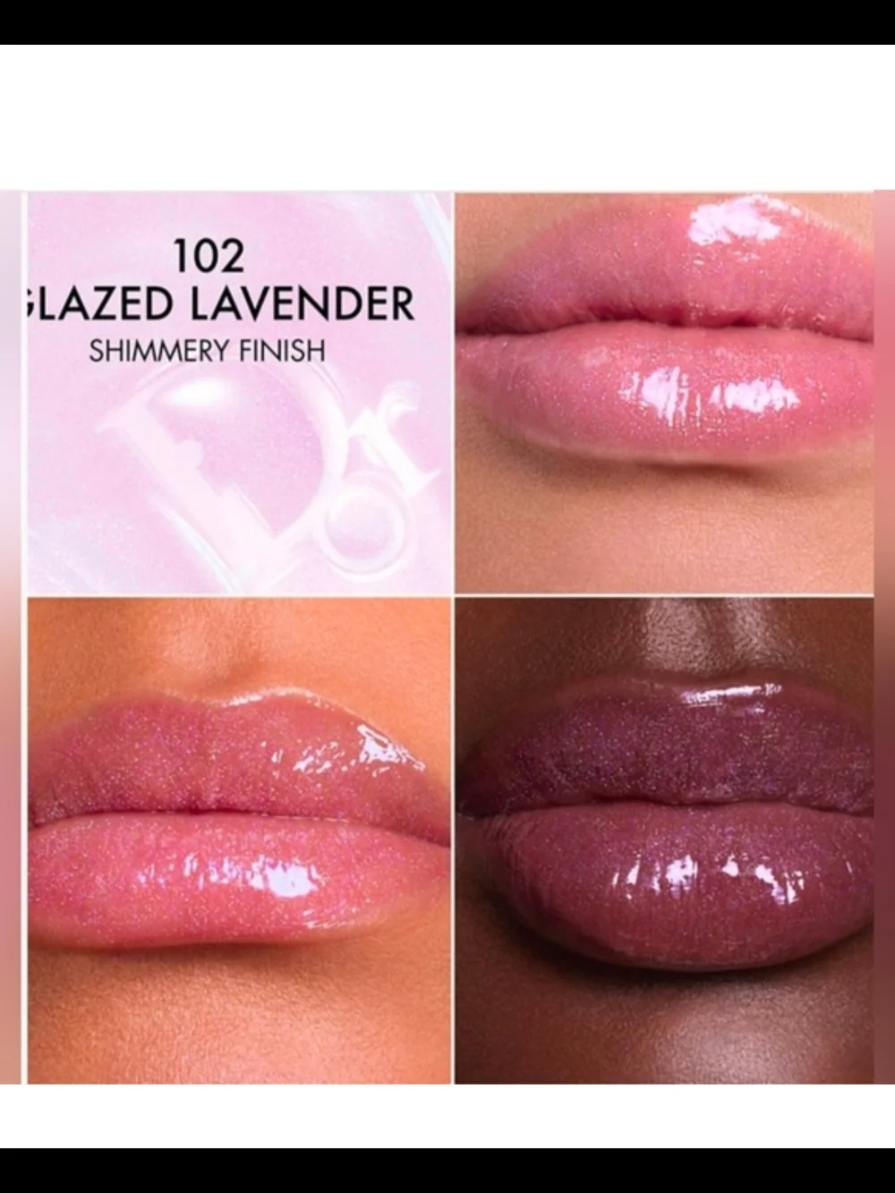 Dior Lip Glow Butter - 102 Glazed Lavender NIB✨ FREE GIFT WITH EVERY PURCHASE ✨